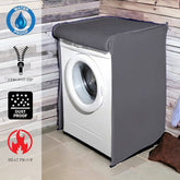 Waterproof Front Loaded Washing Machine Cover (Grey Color - All Sizes Available)