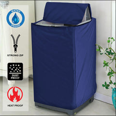 Waterproof Top Loaded Washing Machine Cover (Blue Color)