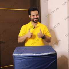 Waterproof Top Loaded Washing Machine Cover (Blue Color)