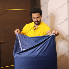 Waterproof Top Loaded Washing Machine Cover (Blue Color)