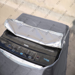 Waterproof Top Loaded Washing Machine Cover (Grey Color)