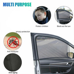 Car Window Sun Shades - Flexible Car Window Shades - 4 Pieces