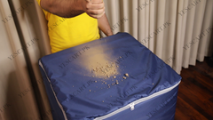 Zip Open Close Waterproof Top Loaded Washing Machine Cover (Blue Color - All Sizes Available)