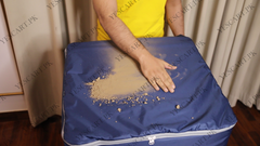 Zip Open Close Waterproof Top Loaded Washing Machine Cover (Blue Color - All Sizes Available)