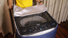 Waterproof Top Loaded Washing Machine Cover (Brown Color)