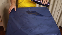 Zip Open Close Waterproof Top Loaded Washing Machine Cover (Blue Color - All Sizes Available)