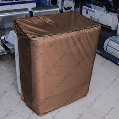 Twin Tub Waterproof Washing Machine Cover (Brown Color - All Sizes Available)