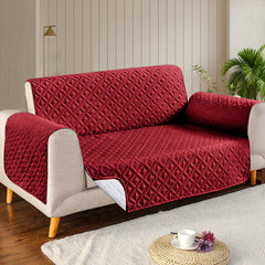 Korean Sofa Cover  - Maroon