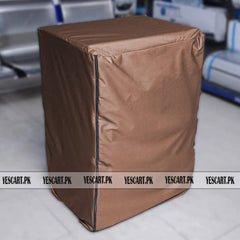 Waterproof Front Loaded Washing Machine Cover (Brown Color - All Sizes Available)