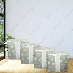 Non Woven Floral Storage Bag - Grey