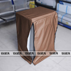 Waterproof Front Loaded Washing Machine Cover (Brown Color - All Sizes Available)