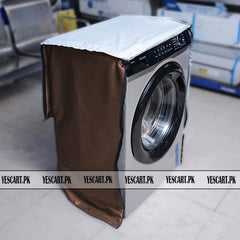 Waterproof Front Loaded Washing Machine Cover (Brown Color - All Sizes Available)