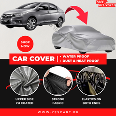 Honda City 2014-2020 Car Top Cover - Waterproof & Dustproof Silver Spray Coated + Free Bag