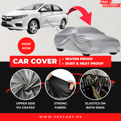 Honda City 2021-2023 Car Top Cover - Waterproof & Dustproof Silver Spray Coated + Free Bag
