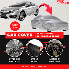 Honda Civic 2019-2023 Car Top Cover - Waterproof & Dustproof Silver Spray Coated + Free Bag