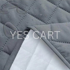 Waterproof Cotton Quilted Sofa Cover - Sofa Runners (Grey)