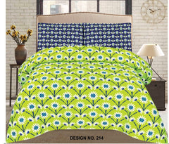 3 Pcs Bedsheet - Verde