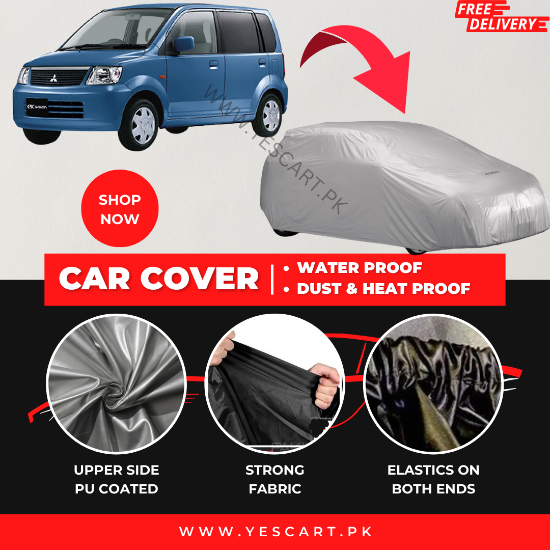 Mitsubishi Ek Wagon 2000-2019 Car Top Cover - Waterproof & Dustproof Silver Spray Coated + Free Bag