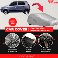 Hyundai Santro 2003-2014 Car Top Cover - Waterproof & Dustproof Silver Spray Coated + Free Bag