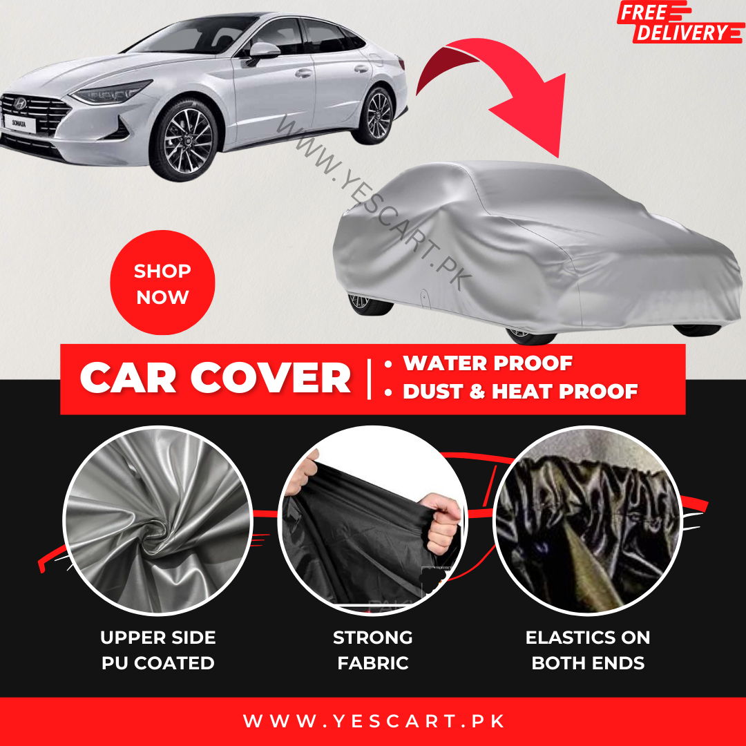 Hyundai Sonata 2021-2023 Car Top Cover - Waterproof & Dustproof Silver Spray Coated + Free Bag