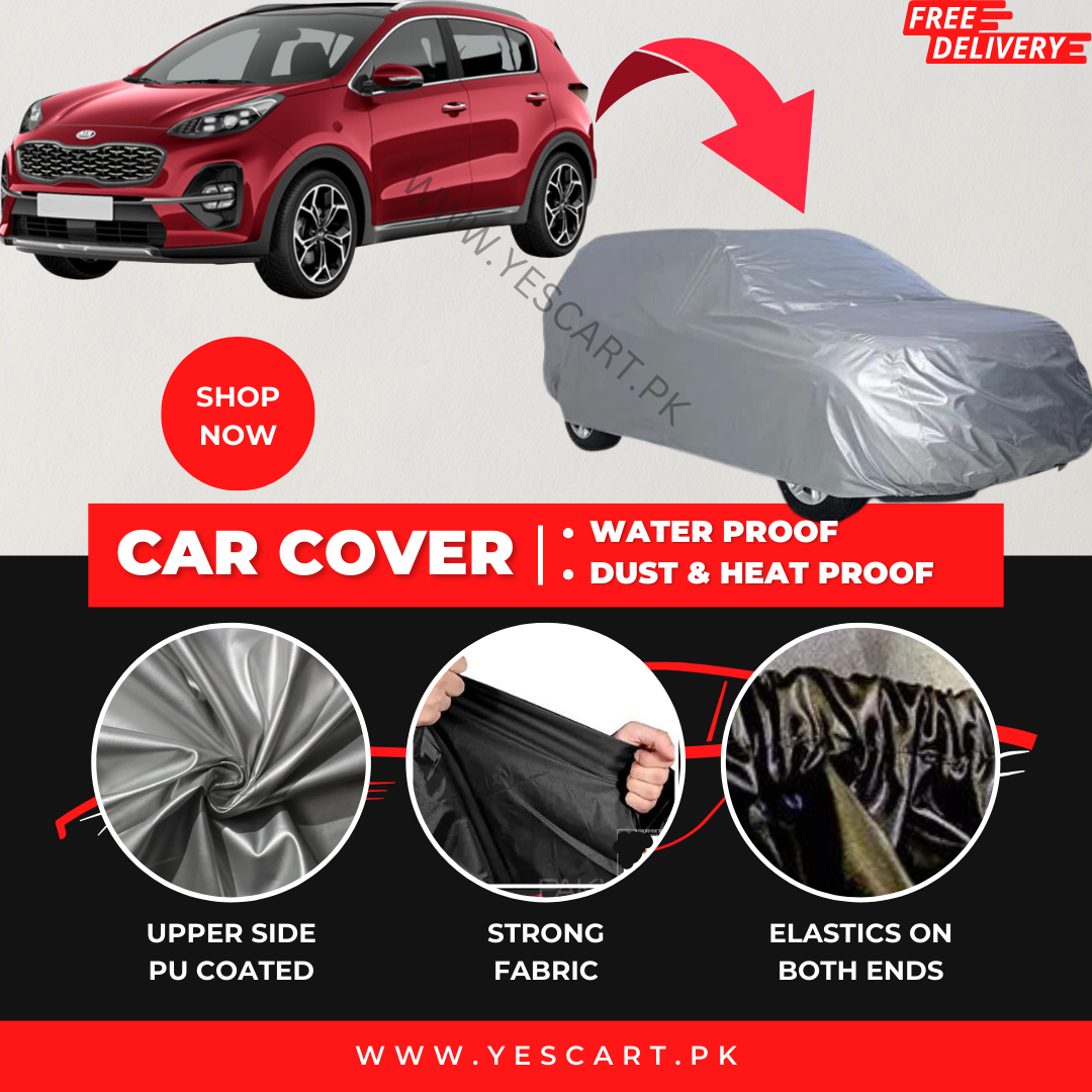 Kia Sportage 2019-2023 Car Top Cover - Waterproof & Dustproof Silver Spray Coated + Free Bag