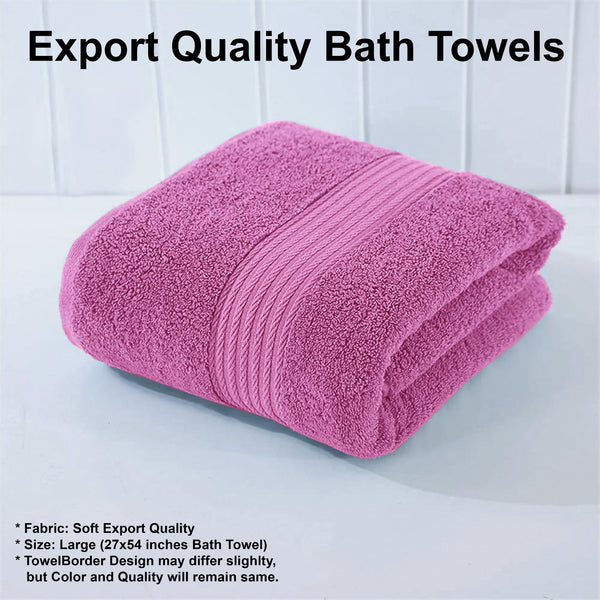 Export Quality Bath Towel Pink Yes Cart