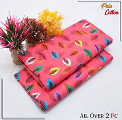 POLO COTTON PRINTED  2PC [ SALE OFFER ] PC-02