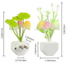 3D Mushroom LED Night Light Sensor Lamp
