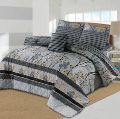 7 Pcs Quilted Comforter Set -  Arbre