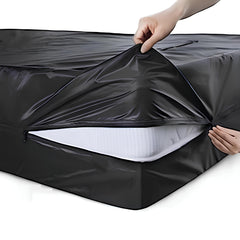 Double Sided Waterproof Zipper Mattress Cover - 6 Sided Polyester Waterproof Zipper Mattress Cover