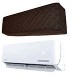 Quilted AC Cover - (Inner + Outer Unit Set) - Dark Brown