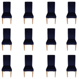 Fitted Style Cotton Jersey Chair Cover – Blue