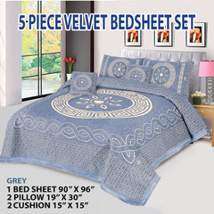 Velvet BedSheet Set VN-15