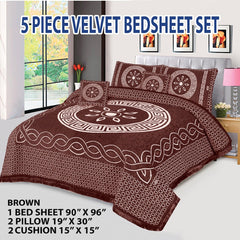 Velvet Bedsheet Set VN-21