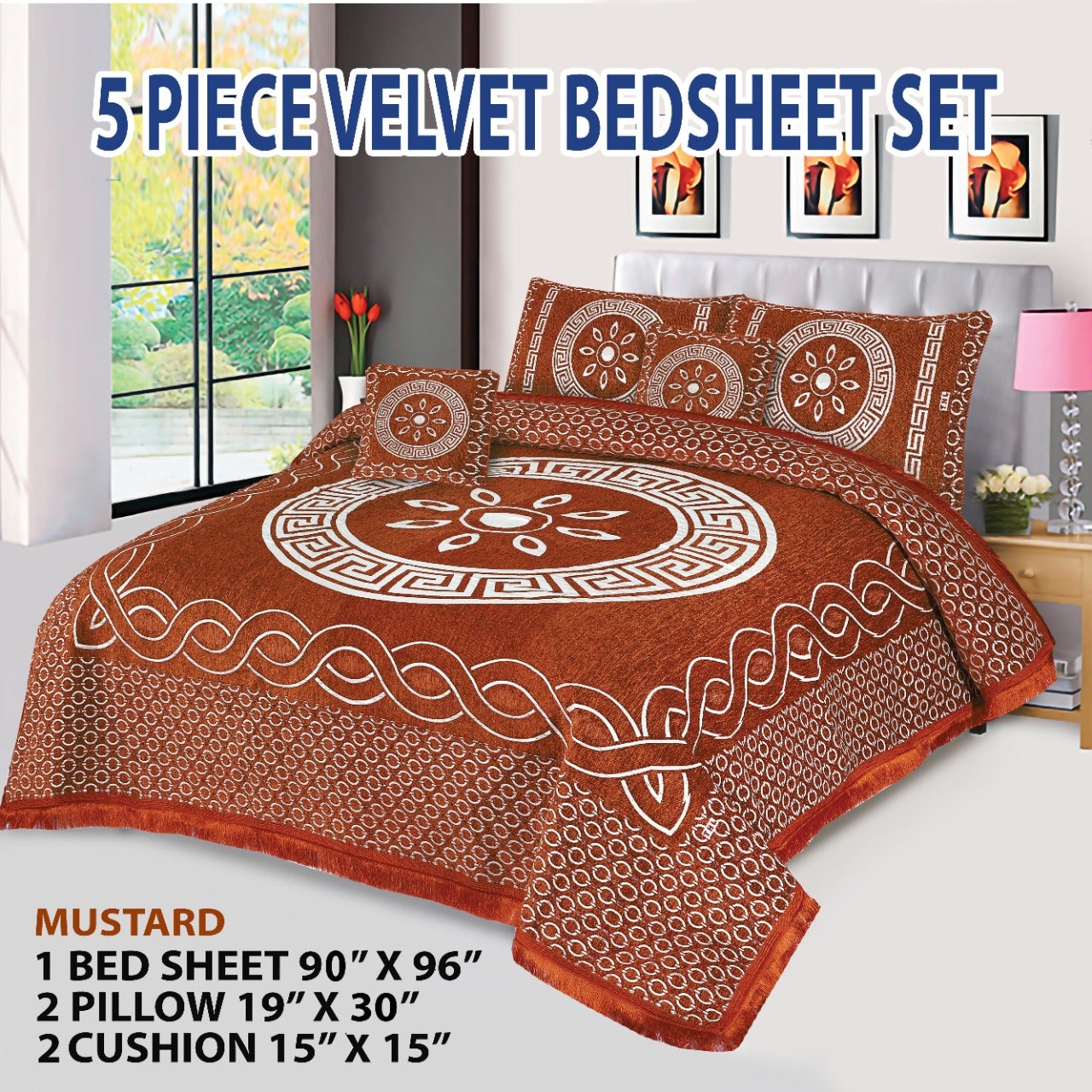 Velvet Bed Sheet Set VN-22