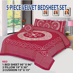 Velvet Bedsheet Set VN-17