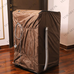 Waterproof Top Loaded Washing Machine Cover (Brown Color)