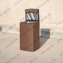 Waterproof Top Loaded Washing Machine Cover (Brown Color)