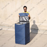 Waterproof Top Loaded Washing Machine Cover (Blue Color)