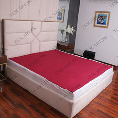 Double Sided Zipper Waterproof Mattress Cover - Maroon