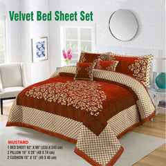 Velvet Jacquard Bedsheet DN-130