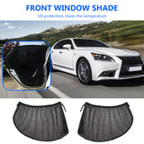 Car Window Sun Shades - Flexible Car Window Shades - 4 Pieces