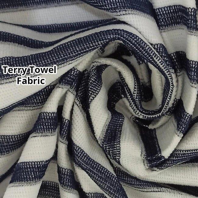 Terry Towel Waterproof Mattress Cover - Brown Stripe